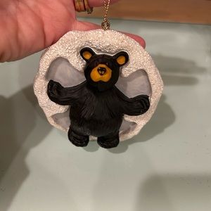 Bearfoots Bears vintage numbered ornament “Snow Angel Fun” 0101/4338